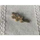 Брошь Незабудки Movitex Клеймо Англия винтаж