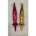 Игрушка елочная Сосулька большая