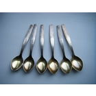 Ложки чайные 6 шт. Мельхиор. Серебрение. Золочение.