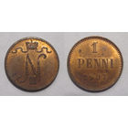 1 пенни 1907 UNC