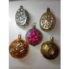 Ёлочные игрушки - Снежинки , СССР . Цена за всё