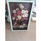 Старинная живопись маслом на Двп, с двух сторон, торги с Рубля