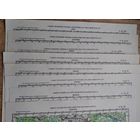 Карты 1:200 000 (в 1 см 2 км) различных частей Беларуси. 1989-1991. 8 шт. Цена за 1.