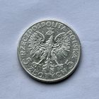 Монета СЕРЕБРО Польша 5 злотых 1933 год Ядвига ОТЛИЧНЫЕ