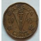 Канада 5 центов 1943 г.