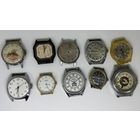 Часы наручные механические 10ШТ СССР с РУБЛЯ