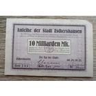 Werty71 Германия 10 миллиардов марок 1923 банкнота Гроссгельд  Эшерсхаузен Нижняя Саксония