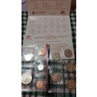 США годовой набор 1999 года Денвер 9 монет плюс жетон