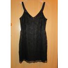 Мини-платье кружевное, нейлон, р.L