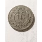 Австрия 10 геллер 1895