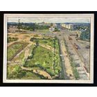 Корженевский А.С "Витебск.Площадь Черняховского", 1965г. Картон, масло. Размер с рамой 54х70 см.