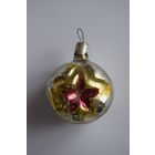 Елочная игрушка. Пропаганда. "СССР". "Звезда".