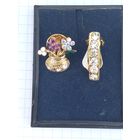 Брошь и клипса