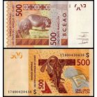 Гвинея-Биссау 500 франков образца 2017 года UNC p