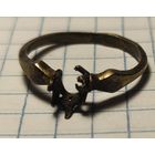 Кольцо СССР, 875, 17.5-18 размер, с дефектами