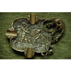 Пепельница  латунная