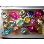 Распродажа .Большой лот ёлочных игрушек с кубля