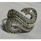 Кольцо серебряное 925 пробы. 75