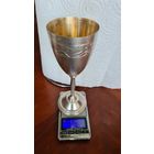 С 1 РУБЛЯ ! БОЛЬШОЙ ФУЖЕР ПОЗОЛОТА СТОПКА РЮМКА СТАКАН СЕРЕБРО 875 СССР