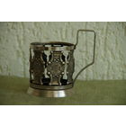 Подстаканник  мельхиоровый  " Латный "