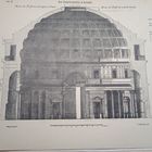 ПАНТЕОН В РИМЕ. Таб.7   Гравюра энциклопедическая 20век. 37х28см.   РАСПРОДАЖА КОЛЛЕКЦИИ.