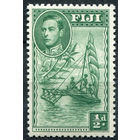 1938 Фиджи ** Каноэ, марка из серии, Британские колонии