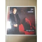 JOE COCKER  " ONE NIGHT OF SIN"  1989 LP EEC CAPITOL 791828 -NM/EX-