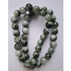 Крупные бусы. Камень. Шары. Длина 56.5 см