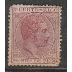 Пуэрто-Рико 1/2м 1880-85гг