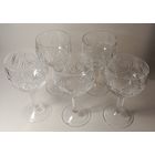 Фужеры  ХРУСТАЛЬ СССР 4+1 шт.