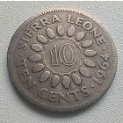 Сьерра-Леоне 10 Центов, 1964  5-12-1