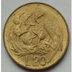 Сан-Марино 20 лир 1975 г. Любовь у животных. В холдере
