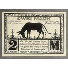 Нотгельд 2 марки 1921 год. Падерборн. Веймарская республика.