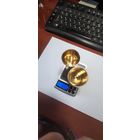 2 рюмки Кубачи 1КХК. Серебро 875 звезда, чернь, позолота. Вес 85,6 грамма. Высота 8 см. 22