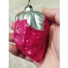 Ёлочная игрушка,клубника,большая,с рубля