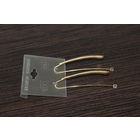 Металлические серьги, длина 5,7 см.