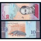 Венесуэла 10 боливар 2018 год, UNC.