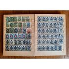 Старый кляссер с марками РИ до 1917г.