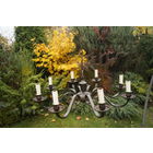 Винтажная Люстра Латунь 8 рожков, 70-е гг ХХ века, Европа_3*