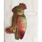 Елочная игрушка "Попугай", картонаж, СССР, 1950-е