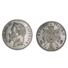 Шикарная монета  5 франков 1868 год А - Франция - Наполеон III  В коллекцию Много лотов с рубля Лот 8