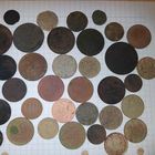 Сборный лот монет СССР и царской России. С рубля