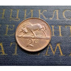 2 цента 1988 ЮАР #01 XF