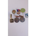 Значки СССР, в том числе Прибалтика, с рубля