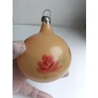 Ёлочная игрушка шар с двухсторонней росписью