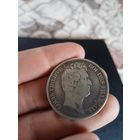 Франция 5 франков, 1830 Луи-Филипп I (c "I") гурт выгравирован Отметка монетного двора: "W" - Лилль