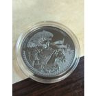 С рубля без мц! 10 сом 2014 Кыргызстан - тираж 2000 28,28г серебро 925 пр.