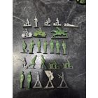 Лот металлических солдатиков