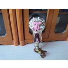 Елочная игрушка на прищепке Лев Бонифаций цирк