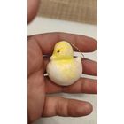 Елочная игрушка ципленок пенапласт